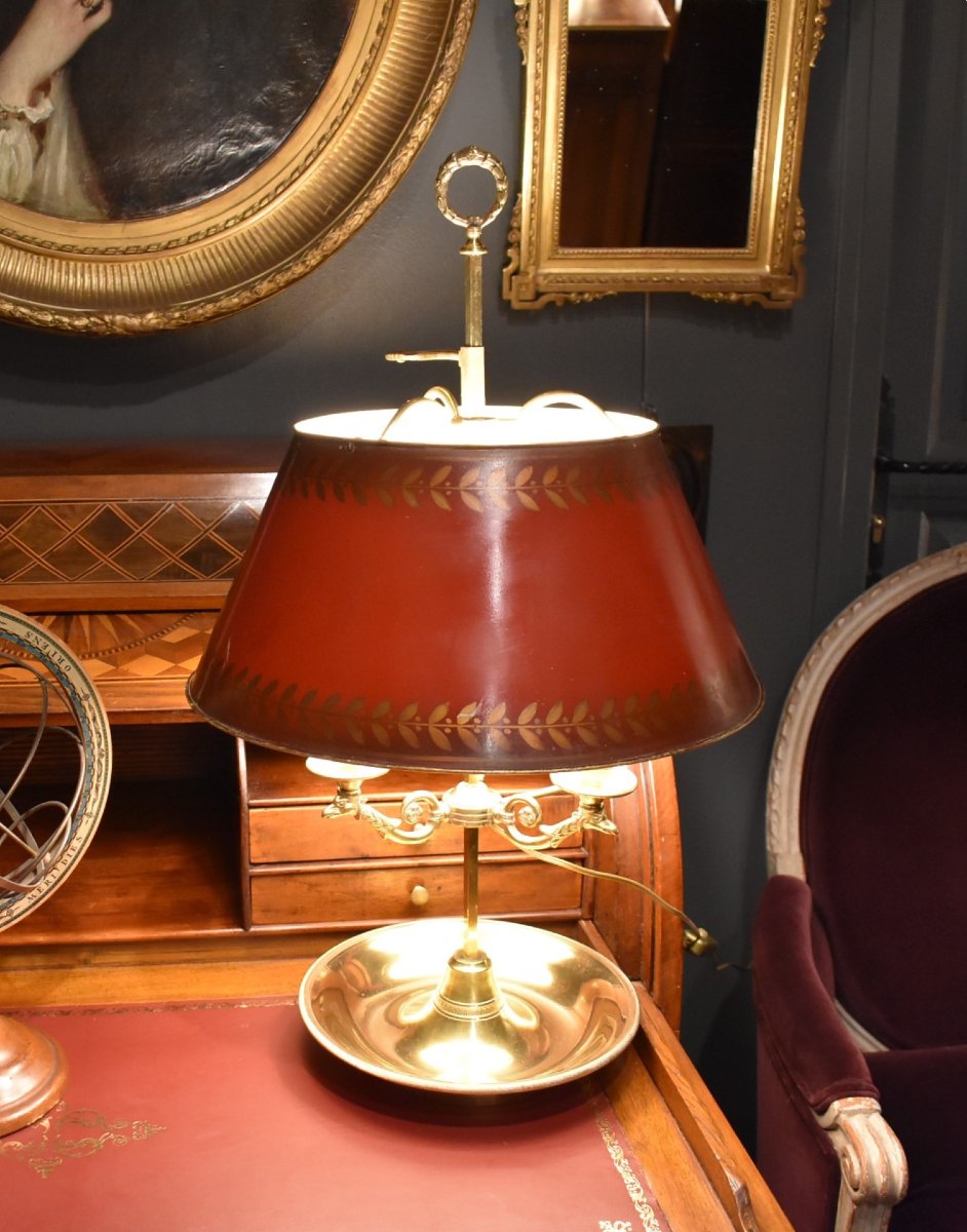 Large Bouillotte  Lamp With Two Settings