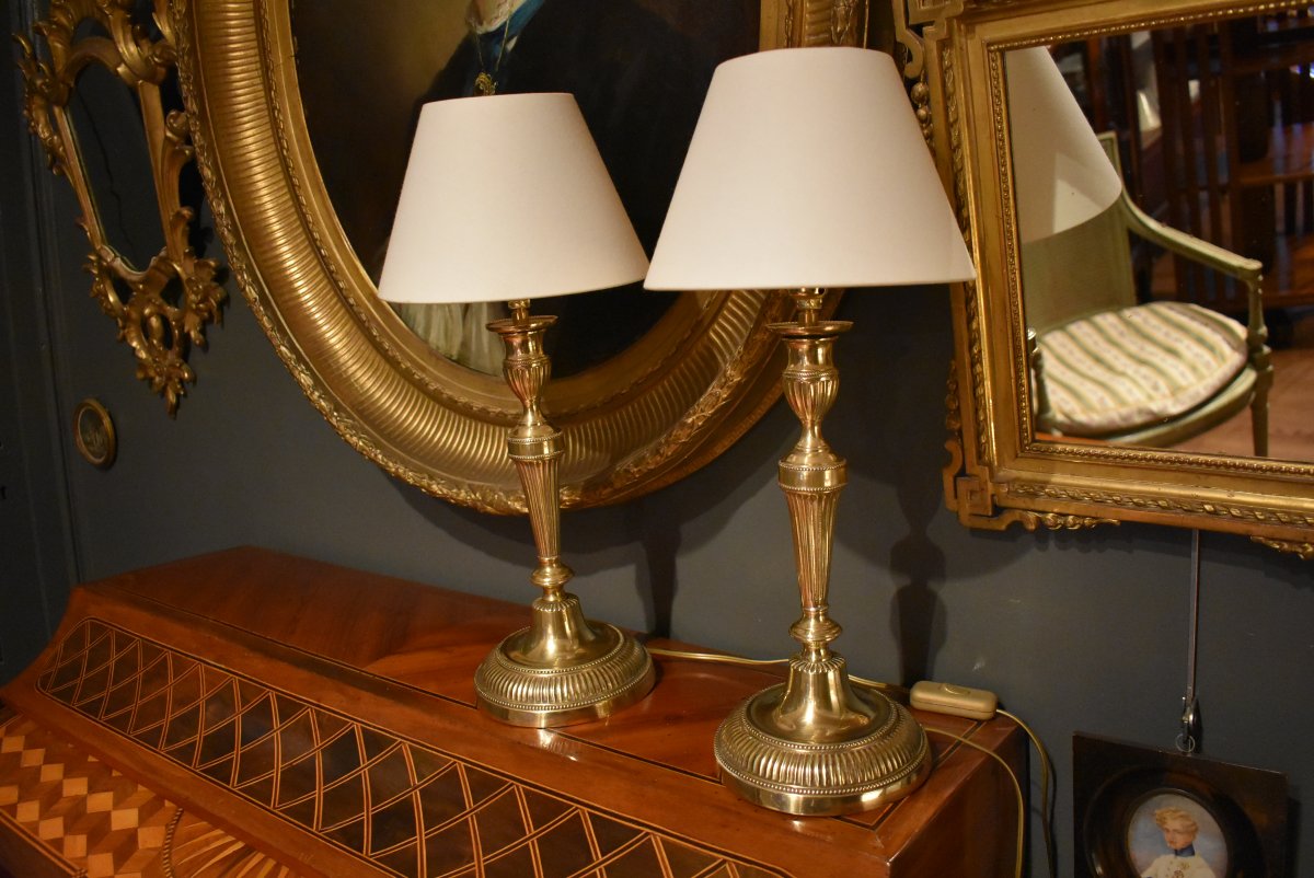 Pair Of Louis XVI-style Lamps-photo-4