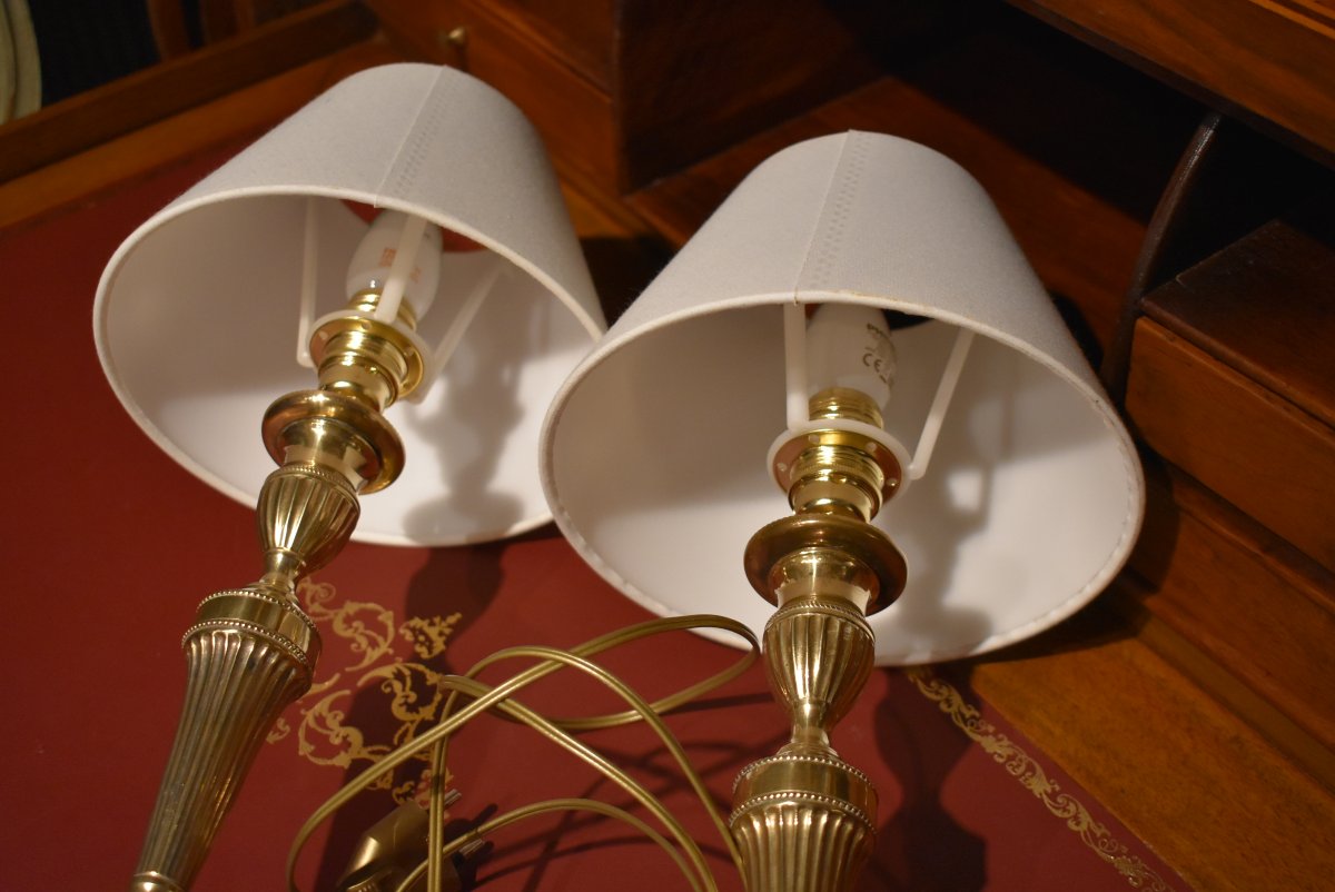 Pair Of Louis XVI-style Lamps-photo-7