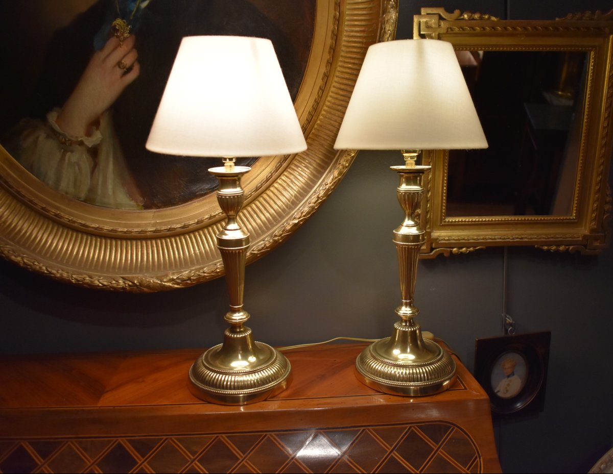 Pair Of Louis XVI-style Lamps