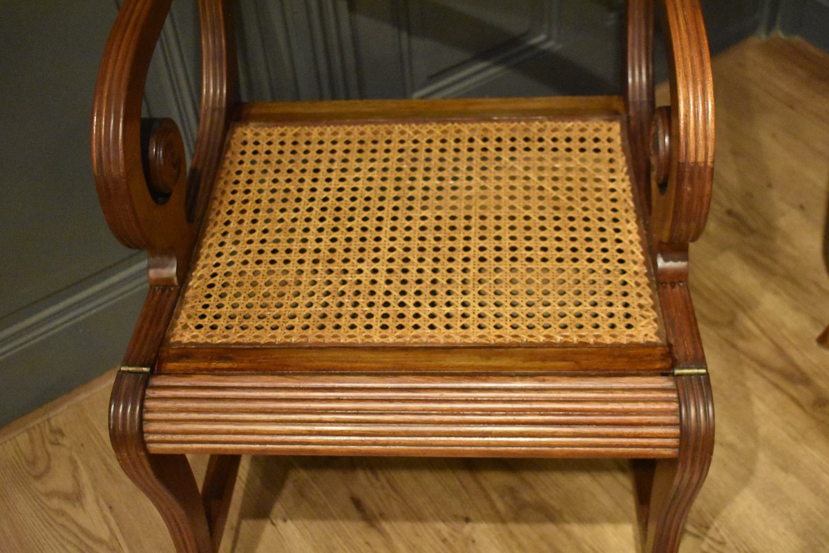 Escabeau de bibliothèque  transformable en fauteuil-photo-6