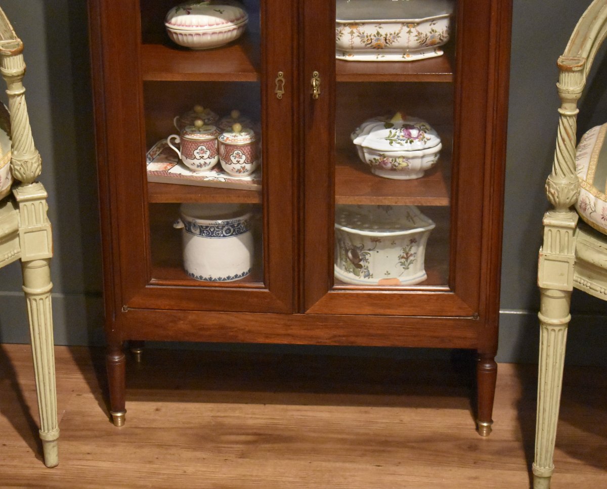Bibus Or Louis XVI-style Display Cabinet-photo-4