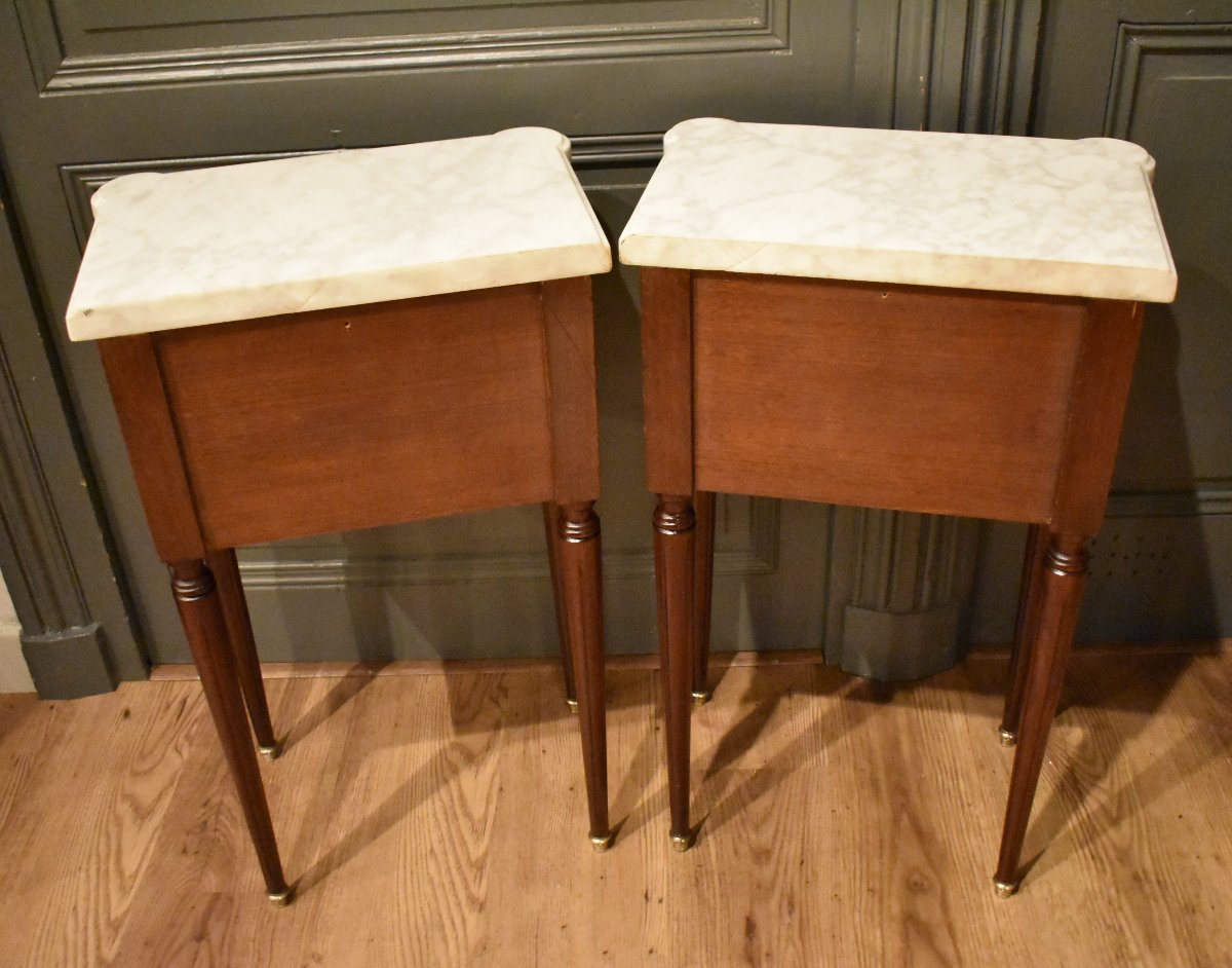 Pair Of Louis XVI-style Nightstands-photo-6