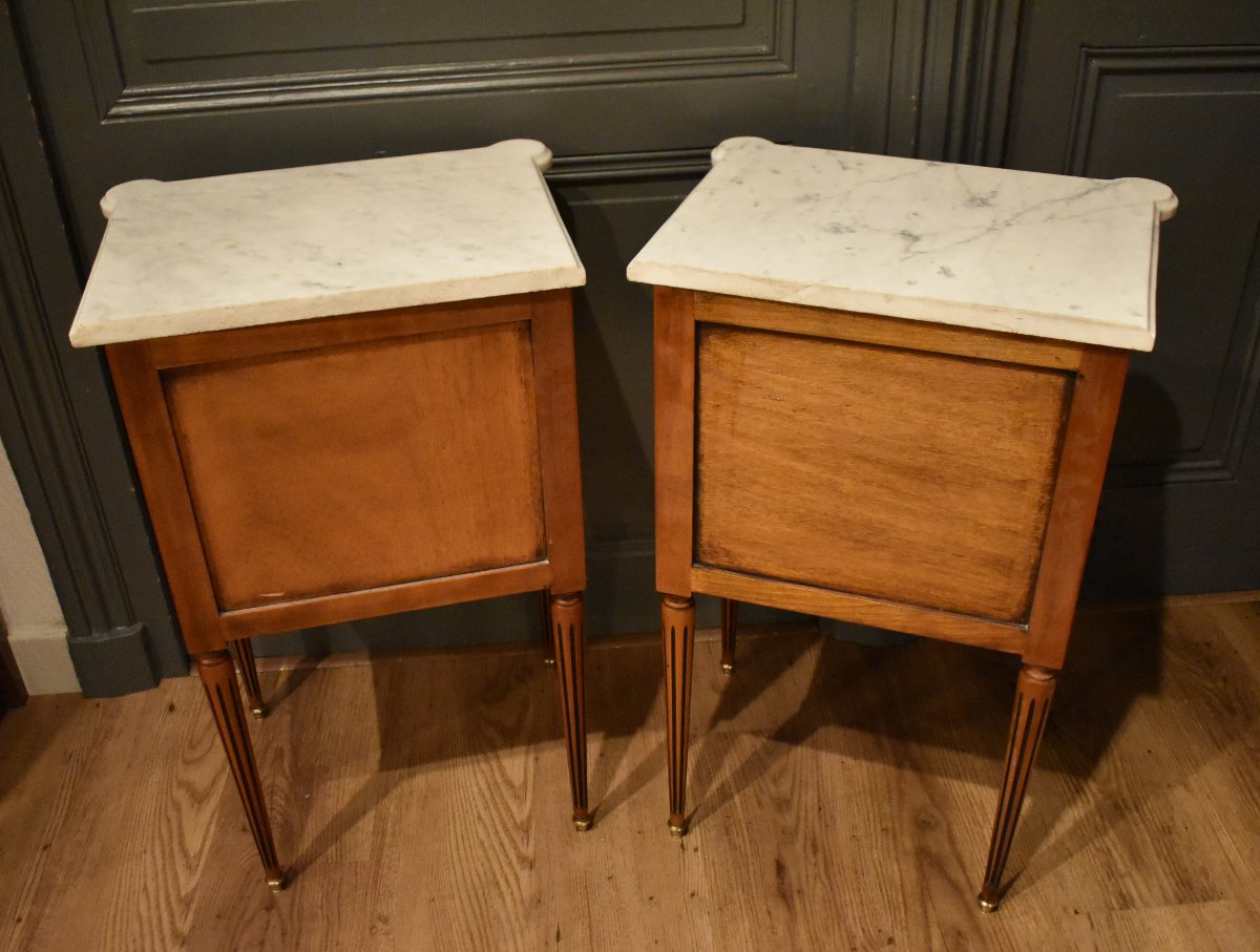 Paire de chevets de style Louis XVI-photo-8