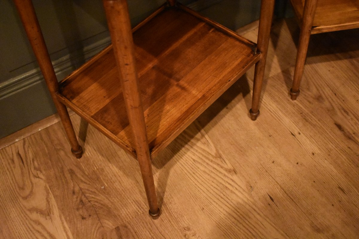 Paire de chevets en merisier-photo-4
