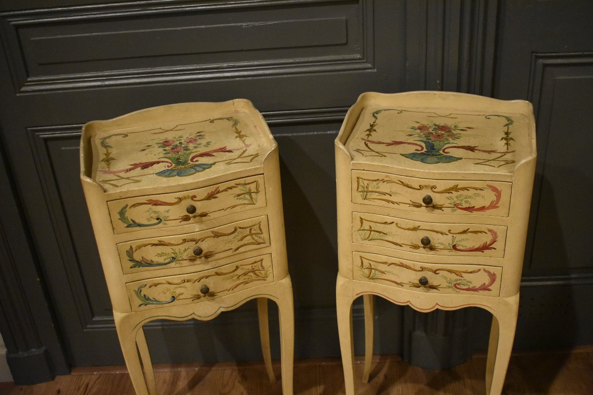 Paire de chevets de style Louis XV-photo-2