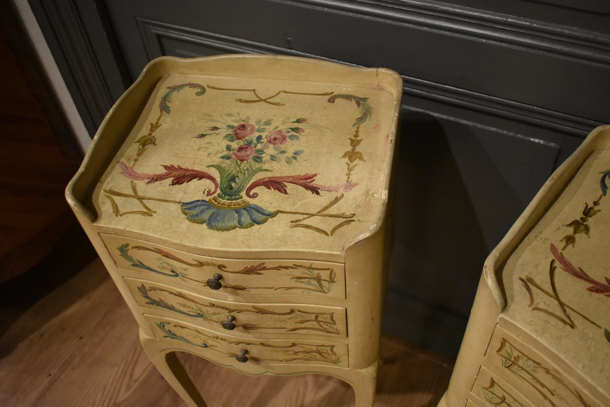 Paire de chevets de style Louis XV-photo-1