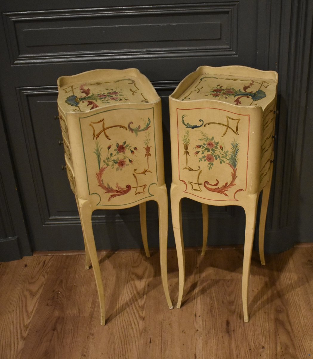 Paire de chevets de style Louis XV-photo-6