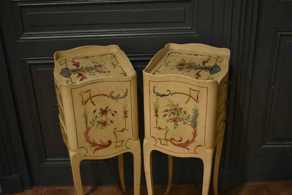 Paire de chevets de style Louis XV-photo-7