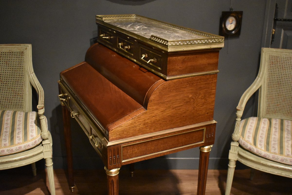 Small Louis XVI-style Modular Desk-photo-5