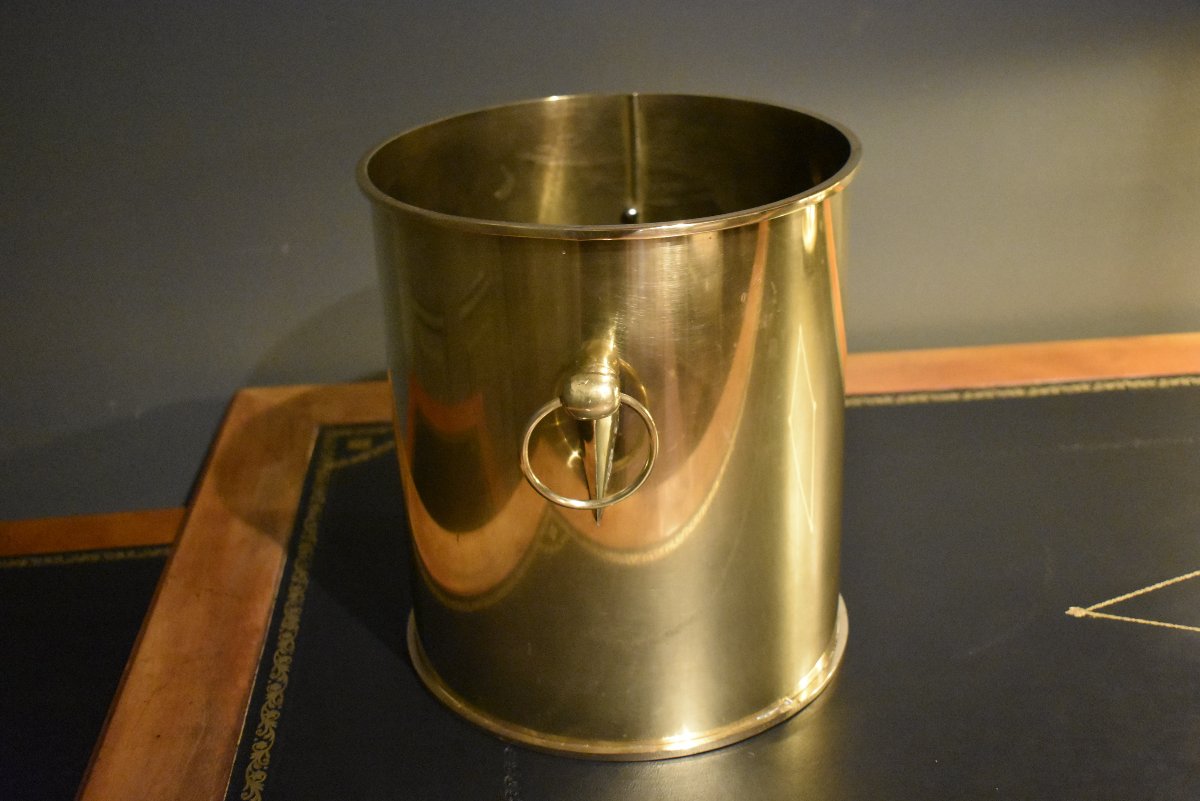Brass Wastebasket-photo-4