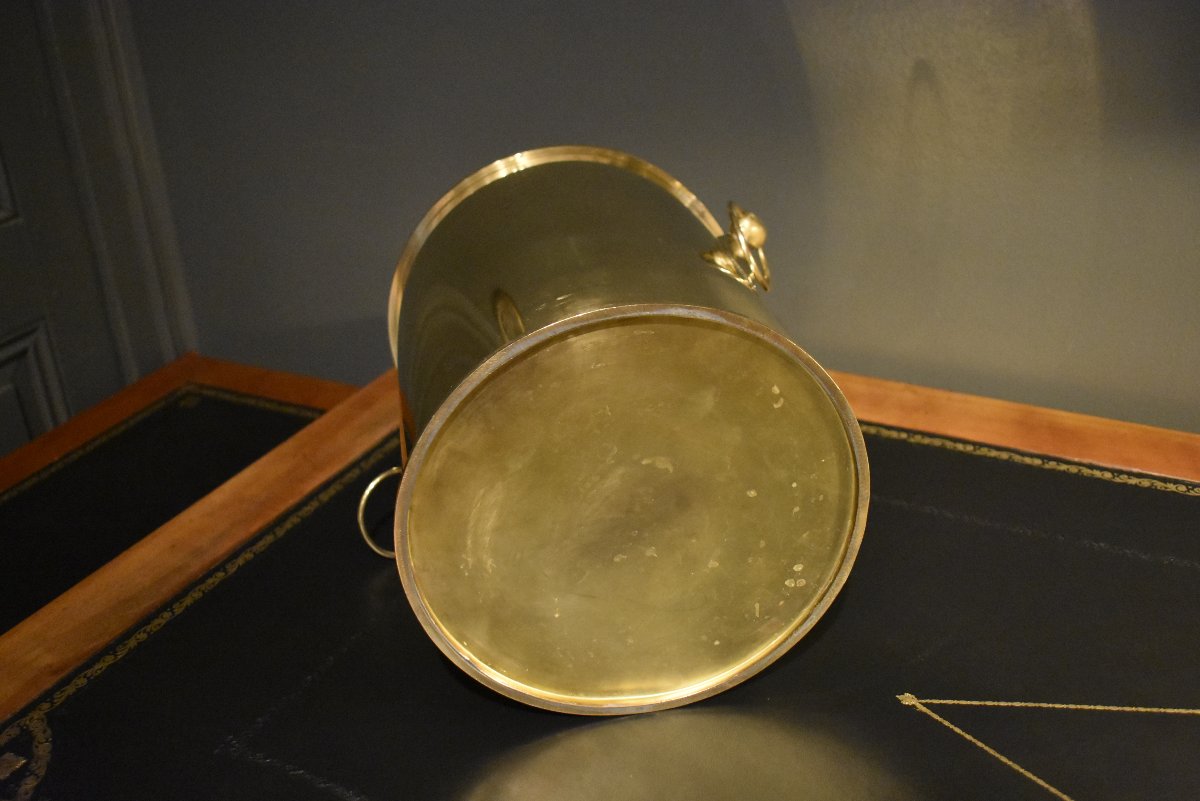 Brass Wastebasket-photo-2
