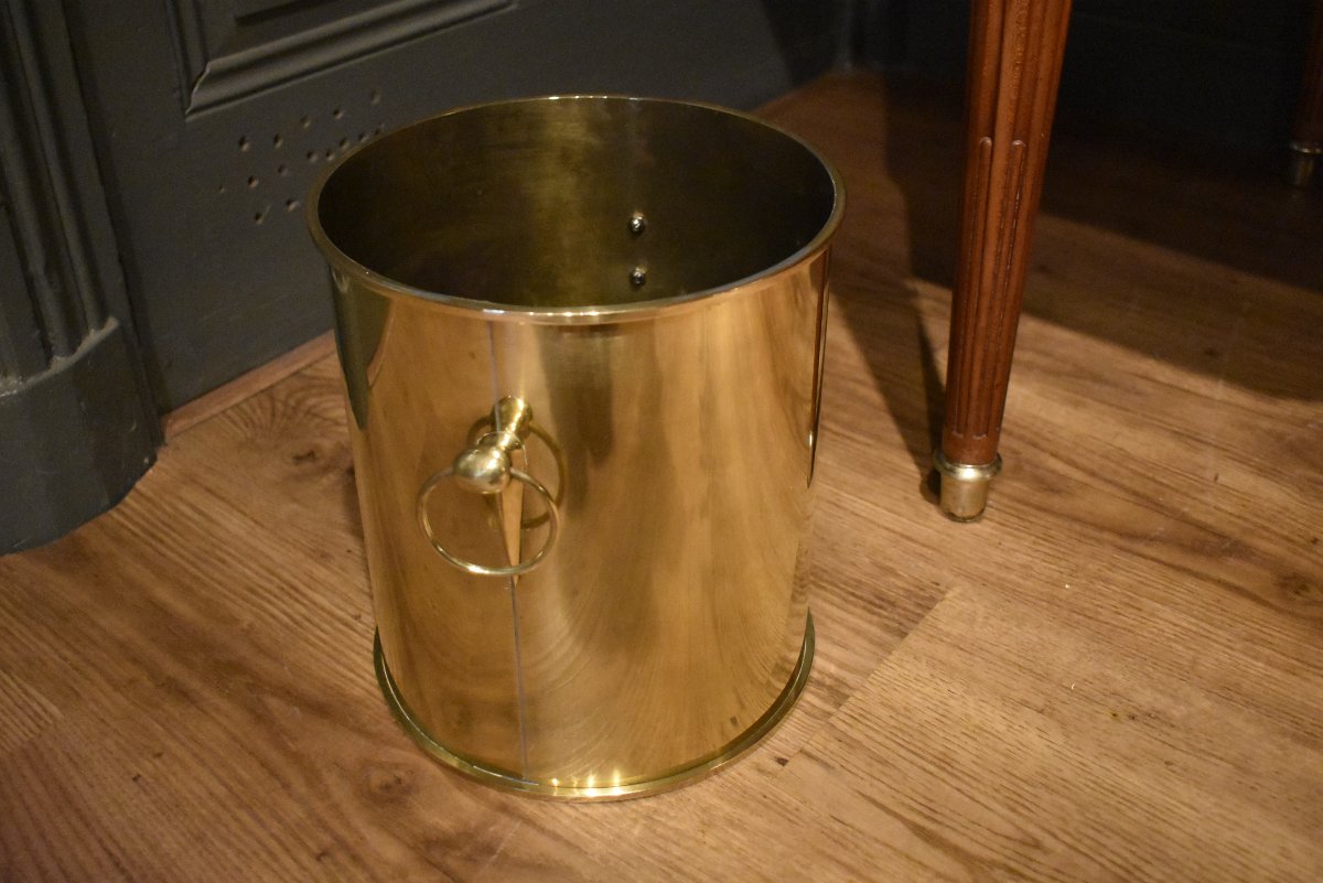 Brass Wastebasket-photo-4