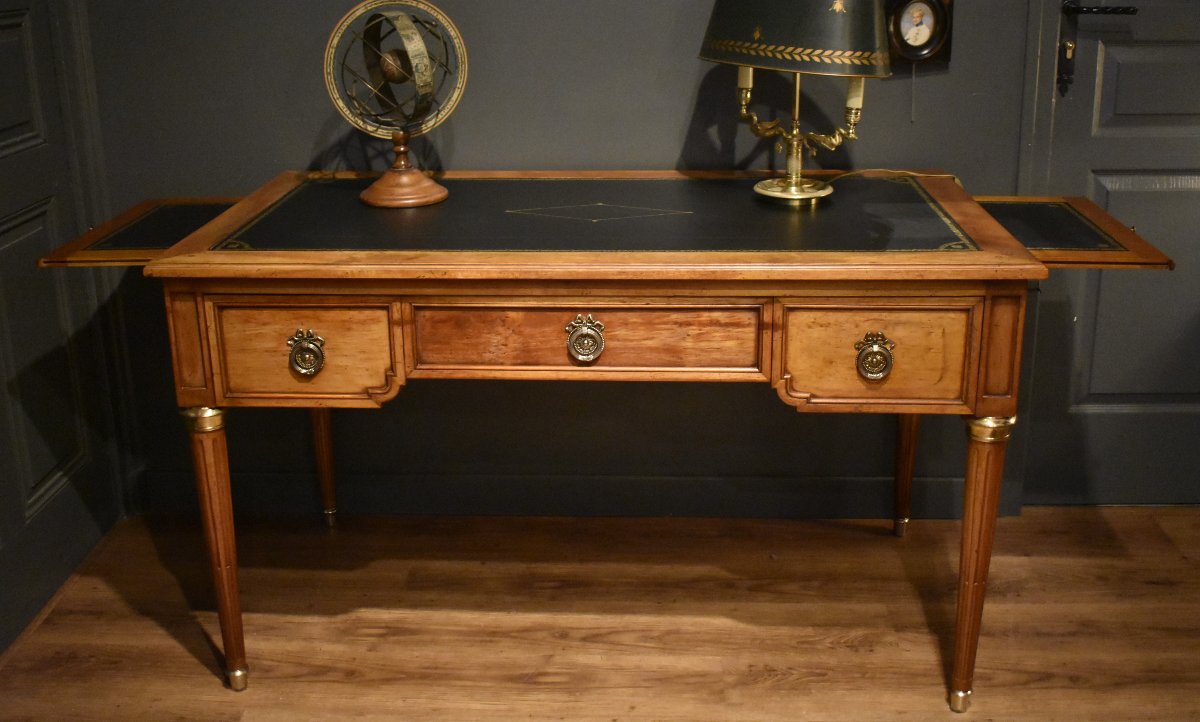 Flat-topped Louis XVI-style Desk-photo-2