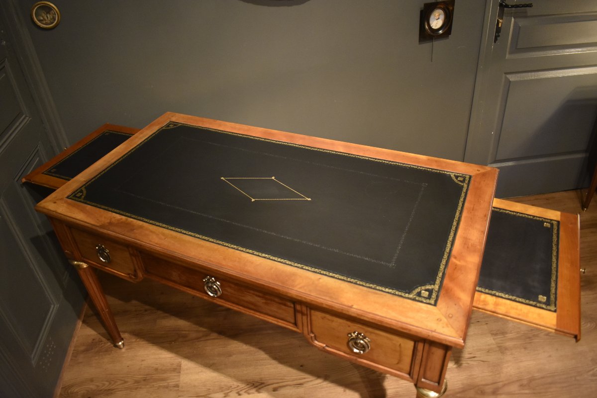 Flat-topped Louis XVI-style Desk-photo-2