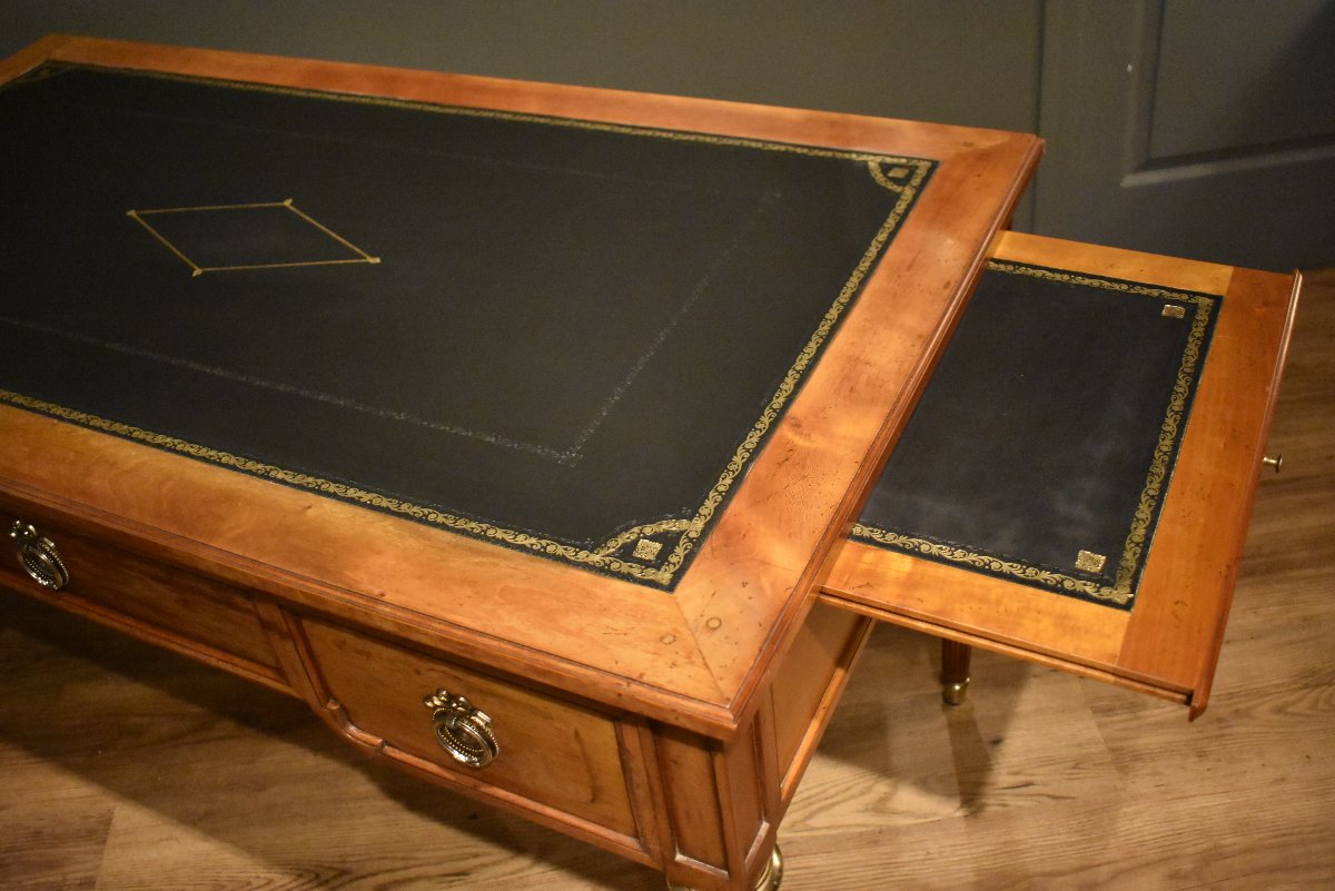 Flat-topped Louis XVI-style Desk-photo-3