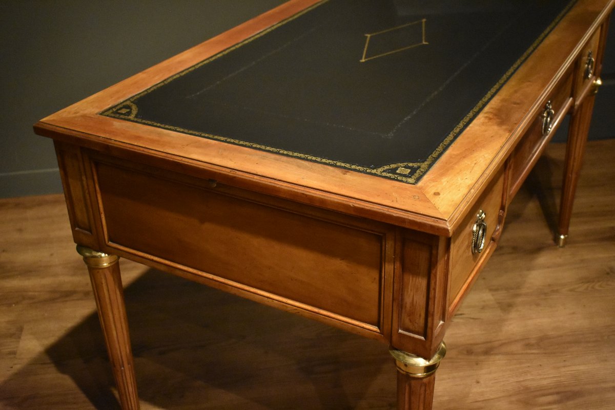 Flat-topped Louis XVI-style Desk-photo-7