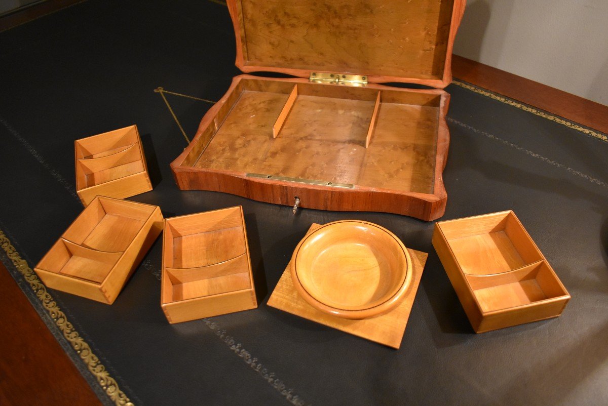 Coffret De Jeux En Marqueterie-photo-4