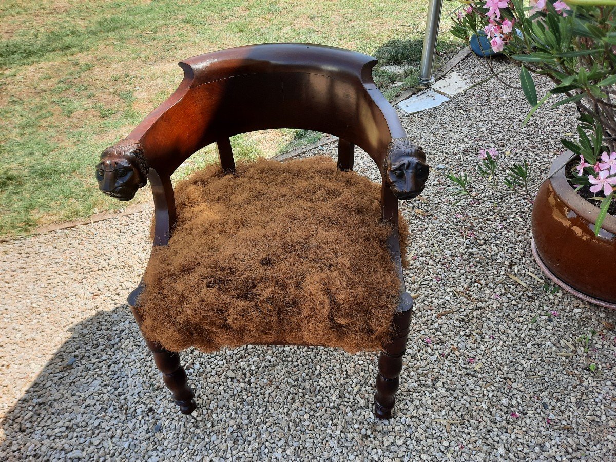 Fauteuil De Bureau à Têtes De Lion-photo-5