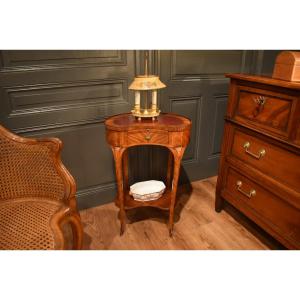 Kidney Side Table In Marquetry