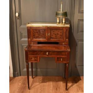 Bonheur Du Jour Desk In Mahogany Louis XVI Style