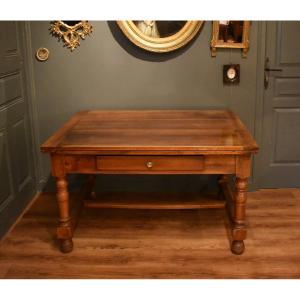 Grande Table Portefeuille En Noyer