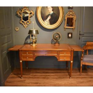 Bureau Plat De Style Louis XVI 