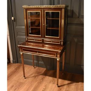 Bureau bonheur du jour de style Louis XVI