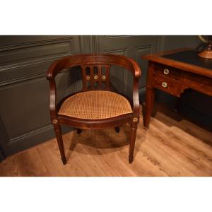 Fauteuil de bureau de style Louis XVI