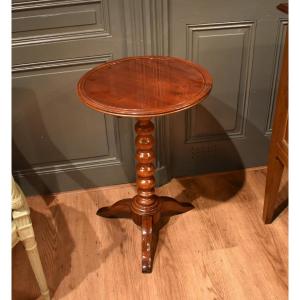 Small Tilting Mahogany Side Table