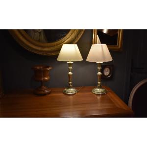Pair Of Louis XVI Style Lamps