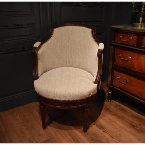 Fauteuil de bureau de style Louis XVI