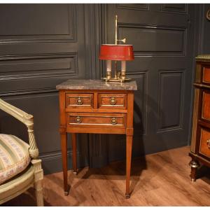Chevet de style Louis XVI en noyer