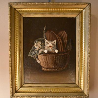 Kittens In A Basket