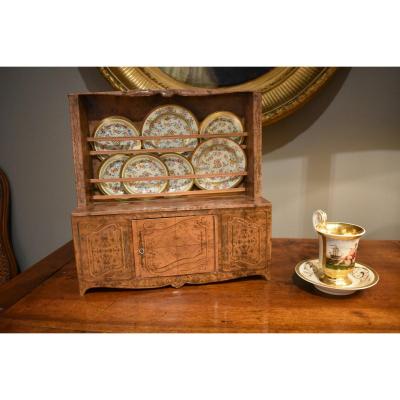 Miniature Dresser In Painted Sheet Metal