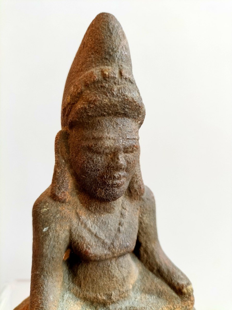 13th Century Khmer Bayon Figurine-photo-2