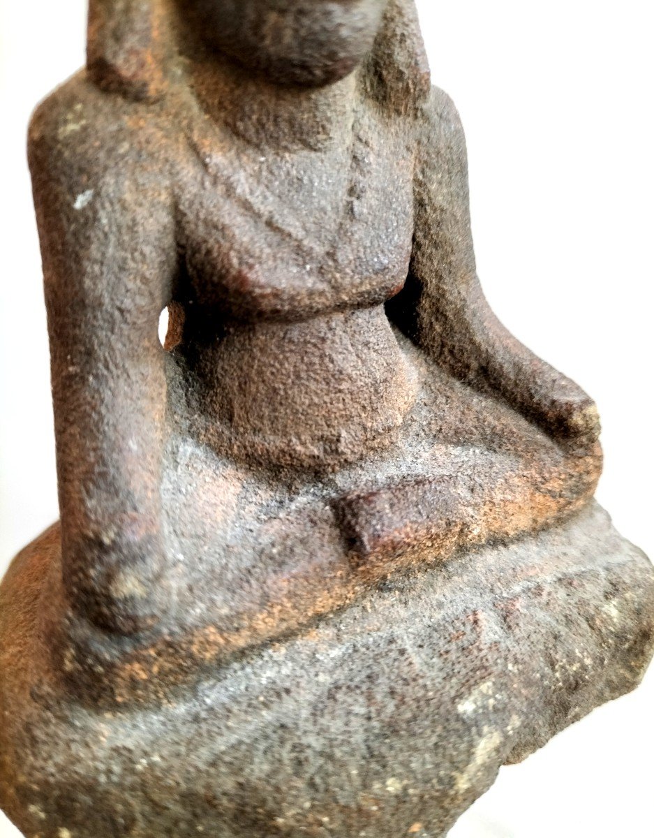 13th Century Khmer Bayon Figurine-photo-4