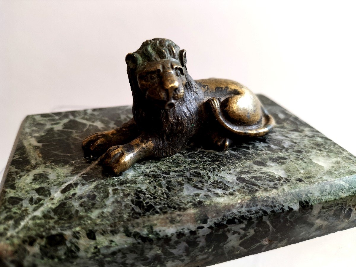 Bronze renaissance Lion XVI -&egrave;me Si&egrave;cle-photo-2