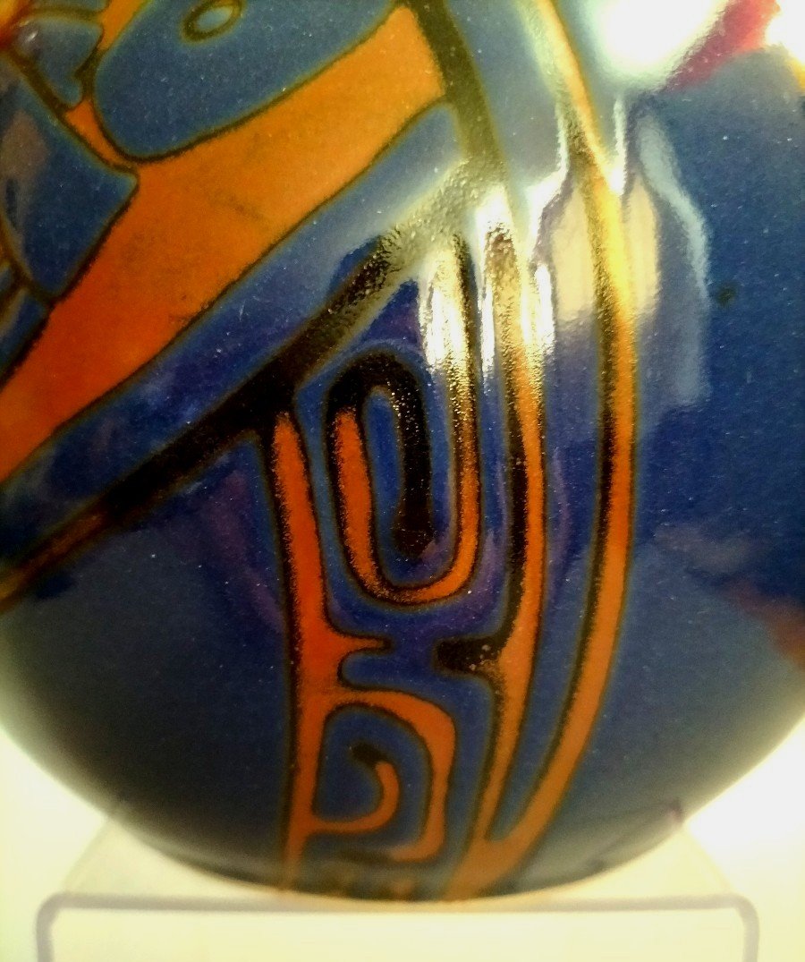 Art Deco Turtle Vase 1930-photo-4