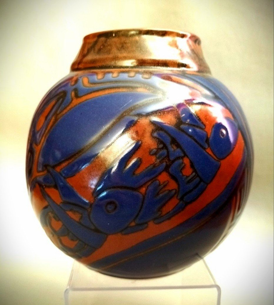 Art Deco Turtle Vase 1930
