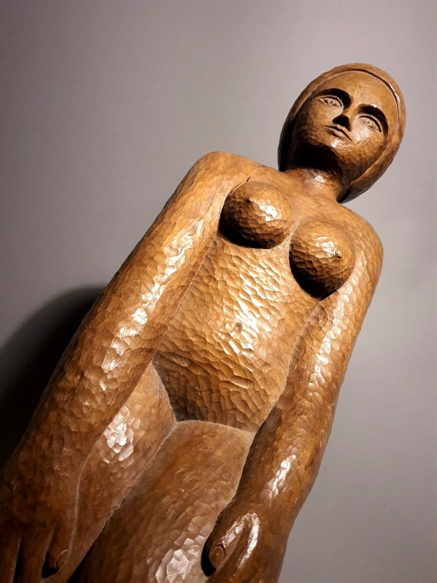 La Baigneuse Nue Grande Sculpture Nabis Vers 1900-photo-1