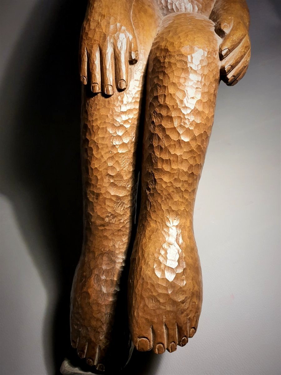 La Baigneuse Nue Grande Sculpture Nabis Vers 1900-photo-2