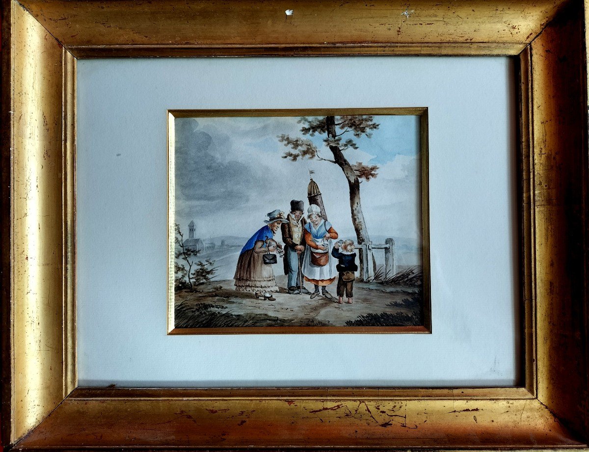 The Ice Merchant French School Circa 1830-photo-2