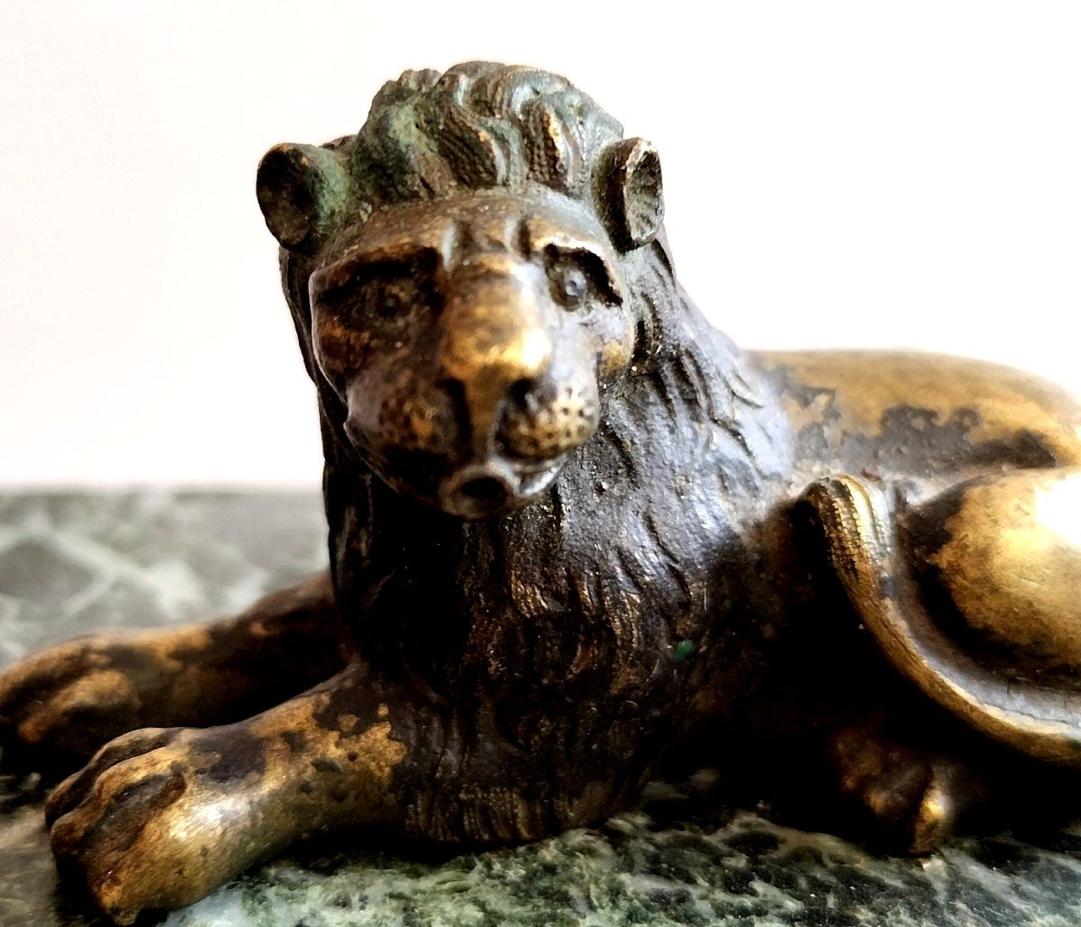 Bronze Lion XVII -ème Siècle-photo-3