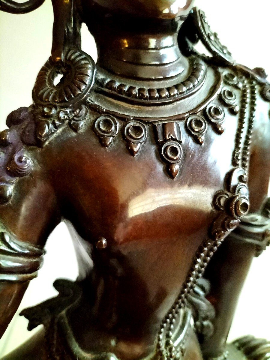 Indra N&eacute;pal Bronze Fin XIX &egrave;me Si&egrave;cle-photo-1