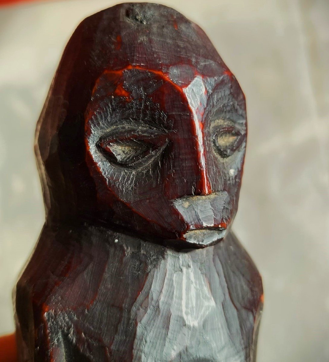 Statuette Lega Ivoire D&eacute;but XX -&egrave;me Si&egrave;cle