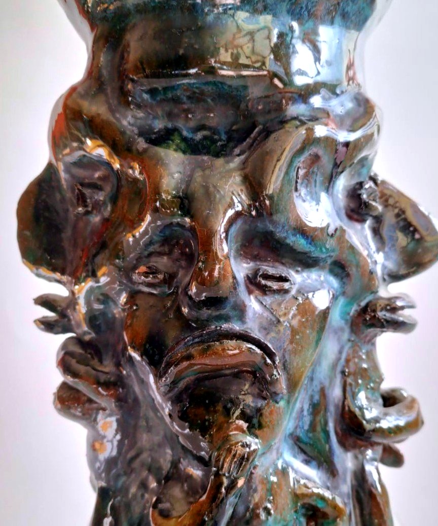 Vase fa&iuml;ence fantastique Tahiti-photo-1