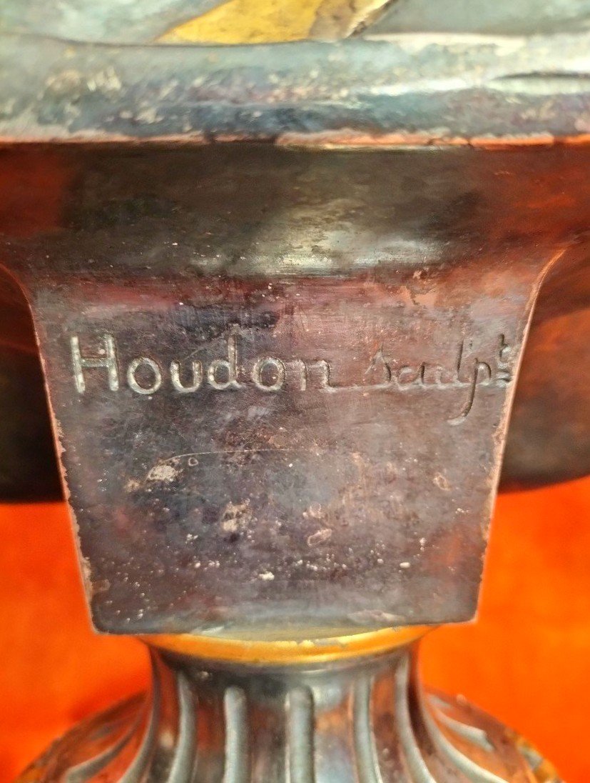 Buste De Diane Bronze Argent&eacute; d&#039;Apr&egrave;s Jean Antoine Houdon-photo-2
