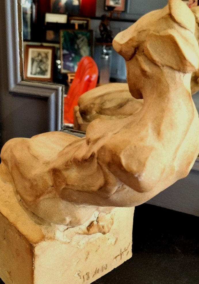 Sculpture Moderniste  Femme Nue-photo-4