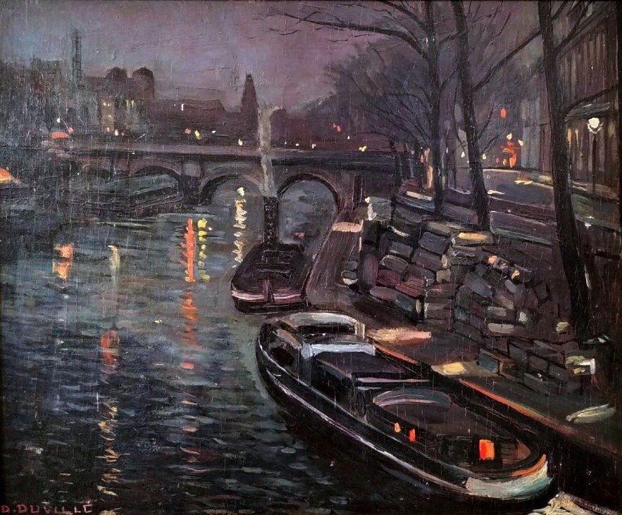 Seine Quays Paris At Night -photo-2